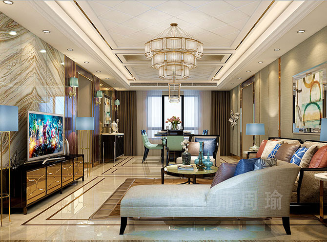 草骚b视频在线世纪江尚三室两厅168平装修设计效果欣赏